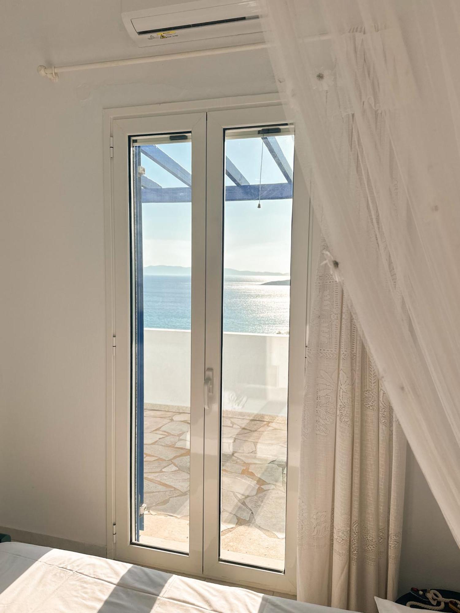 Blue Orison House Tinos For 5 Persons With Seaview Villa Perastra ภายนอก รูปภาพ