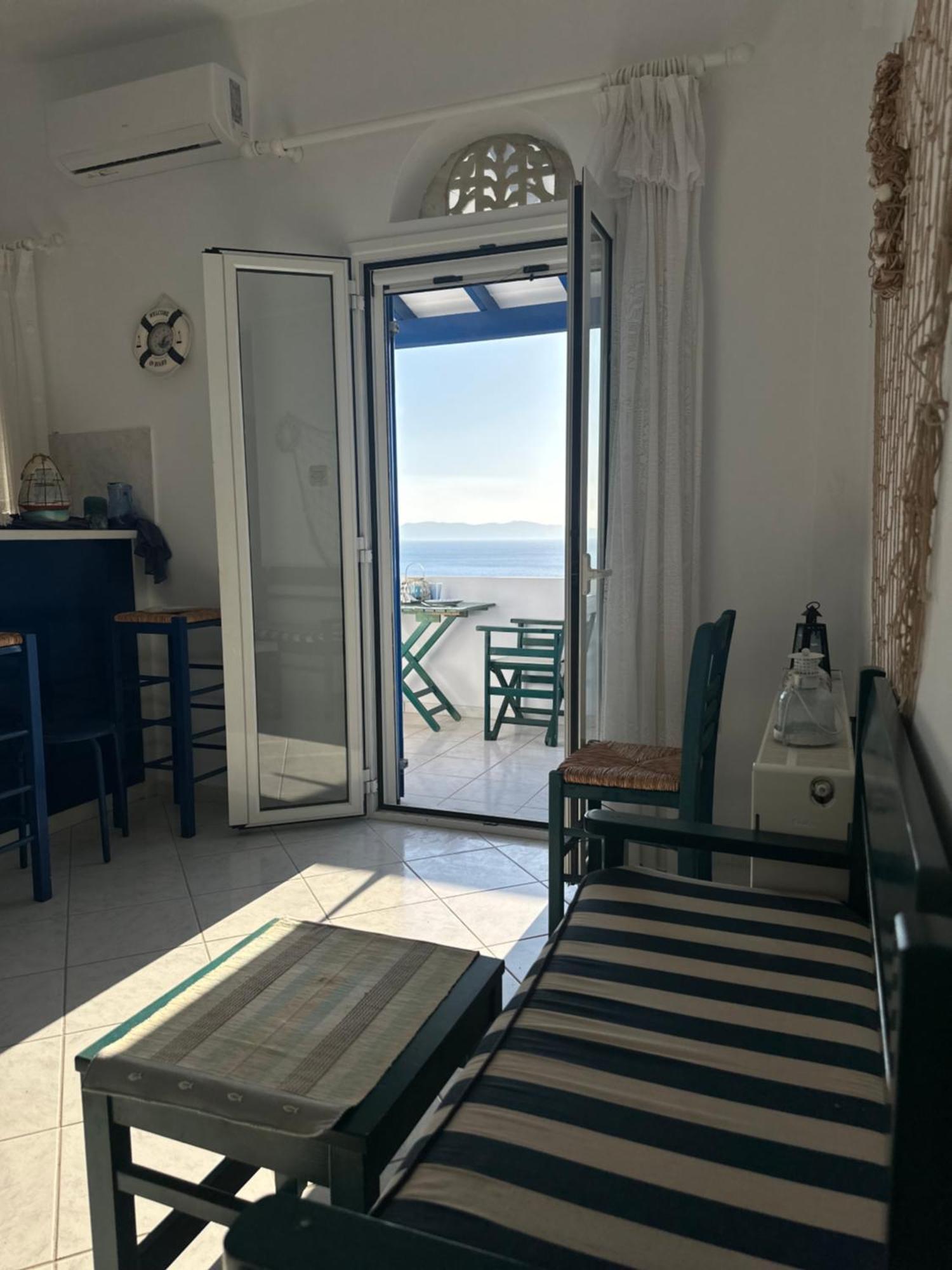 Blue Orison House Tinos For 5 Persons With Seaview Villa Perastra ภายนอก รูปภาพ