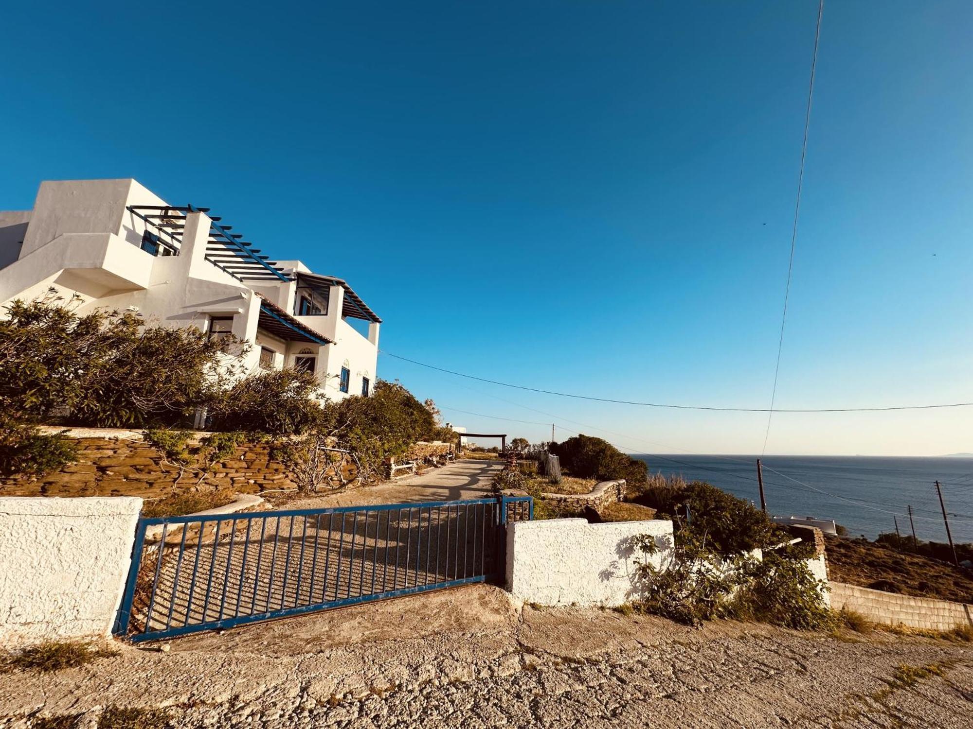 Blue Orison House Tinos For 5 Persons With Seaview Villa Perastra ภายนอก รูปภาพ
